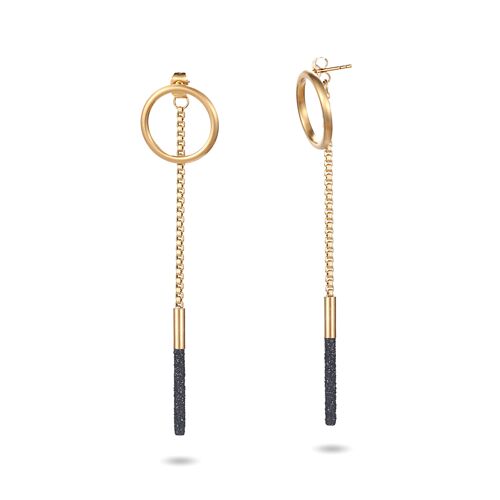 KOURI BLACK STARDUST EARRINGS 1