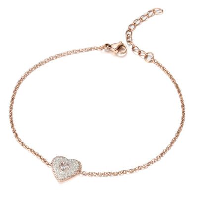 HEART WITH LOVE BRACELET
