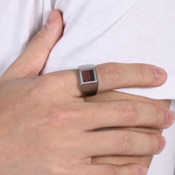 BAGUE CHEVALIERE HOMME 1 2