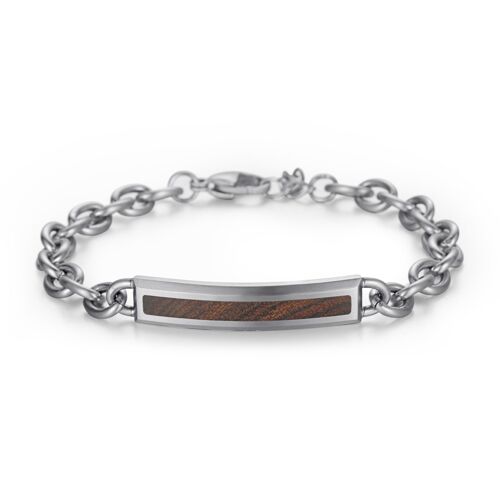 STEEL WOOD BRACELET