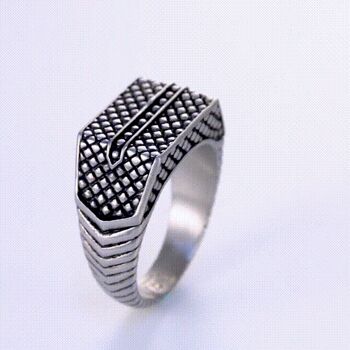 BAGUE CHEVALIERE HOMME 2 2