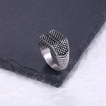 BAGUE CHEVALIERE HOMME 2 3