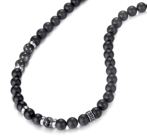 ONYX QUARTZ STONE NECKLACE