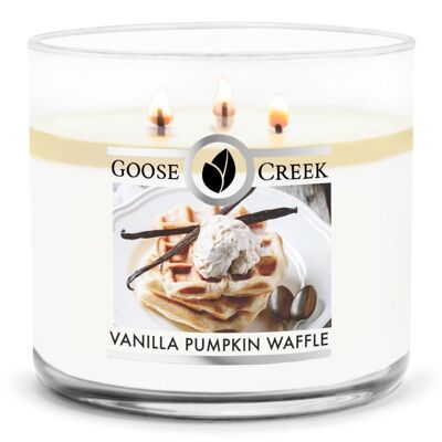 Bougie Goose Creek Waffle Citrouille Vanille®411 grammes