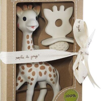 So Pure Sophie la girafe + Natural Teether Set