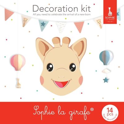 Kit Decoración Fiesta Sophie la jirafa
