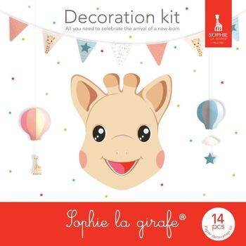 Kit de décoration de fête Sophie la girafe
