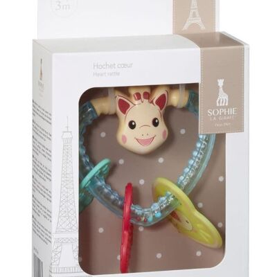 Sophie the Giraffe Heart Rattle (Gift Box)