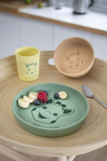 Coffret repas en silicone Sophie la girafe 3