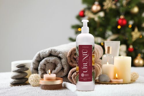 Jabon Liquido Ubuntu Liquid Navidad - Aroma Canela - 480 ml