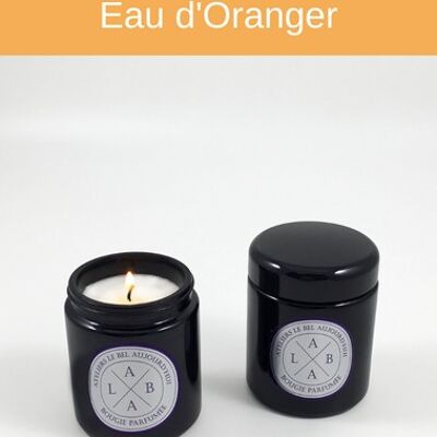 Bougie Parfumée rechargeable 220 g - Parfum Eau d'Orange