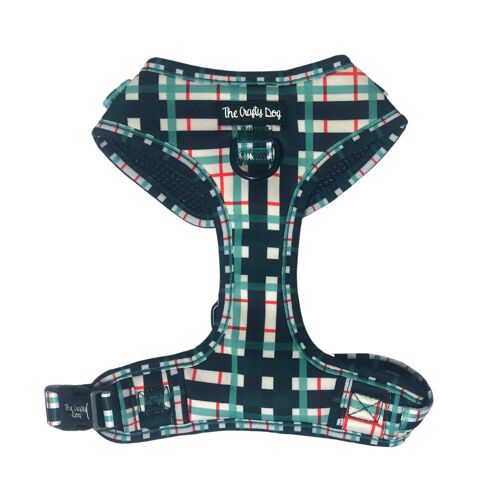 Peppermint Plaid Harness - Sizes XXS-XL