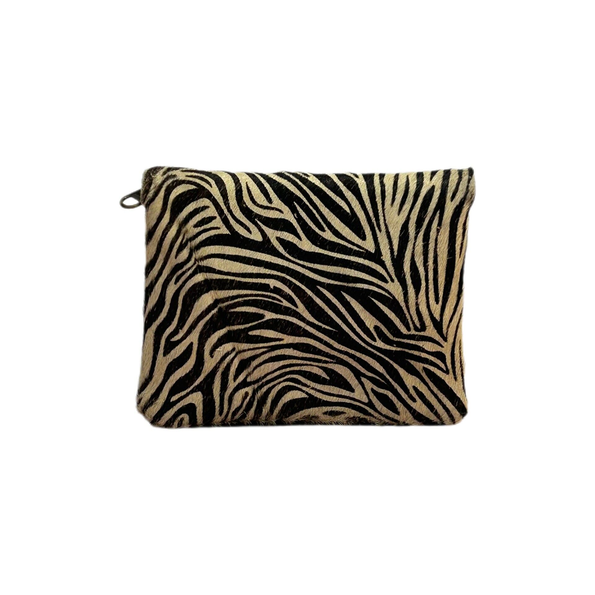 Petit porte monnaie en cuir avec fermeture éclaire - LOLI