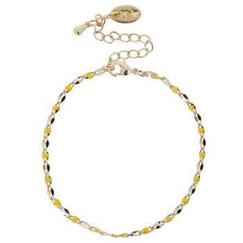 Bracelet caritatif ONE DAY or jaune 14 carats - jaune 1