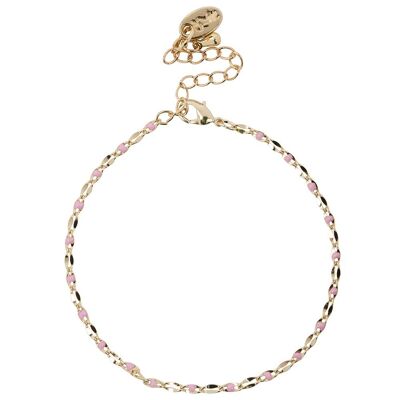 ONE DAY charity bracelet 14k yellow gold - pink