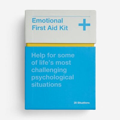 Gioco di carte di primo soccorso emotivo, strumento di salute mentale 9116