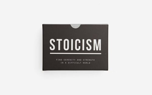 Stoicism Prompt Card Cards, Self-Reflection Tool 10417