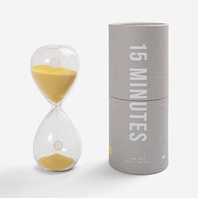 15 Minute Hourglass Timer Sand Desktop Accessory
