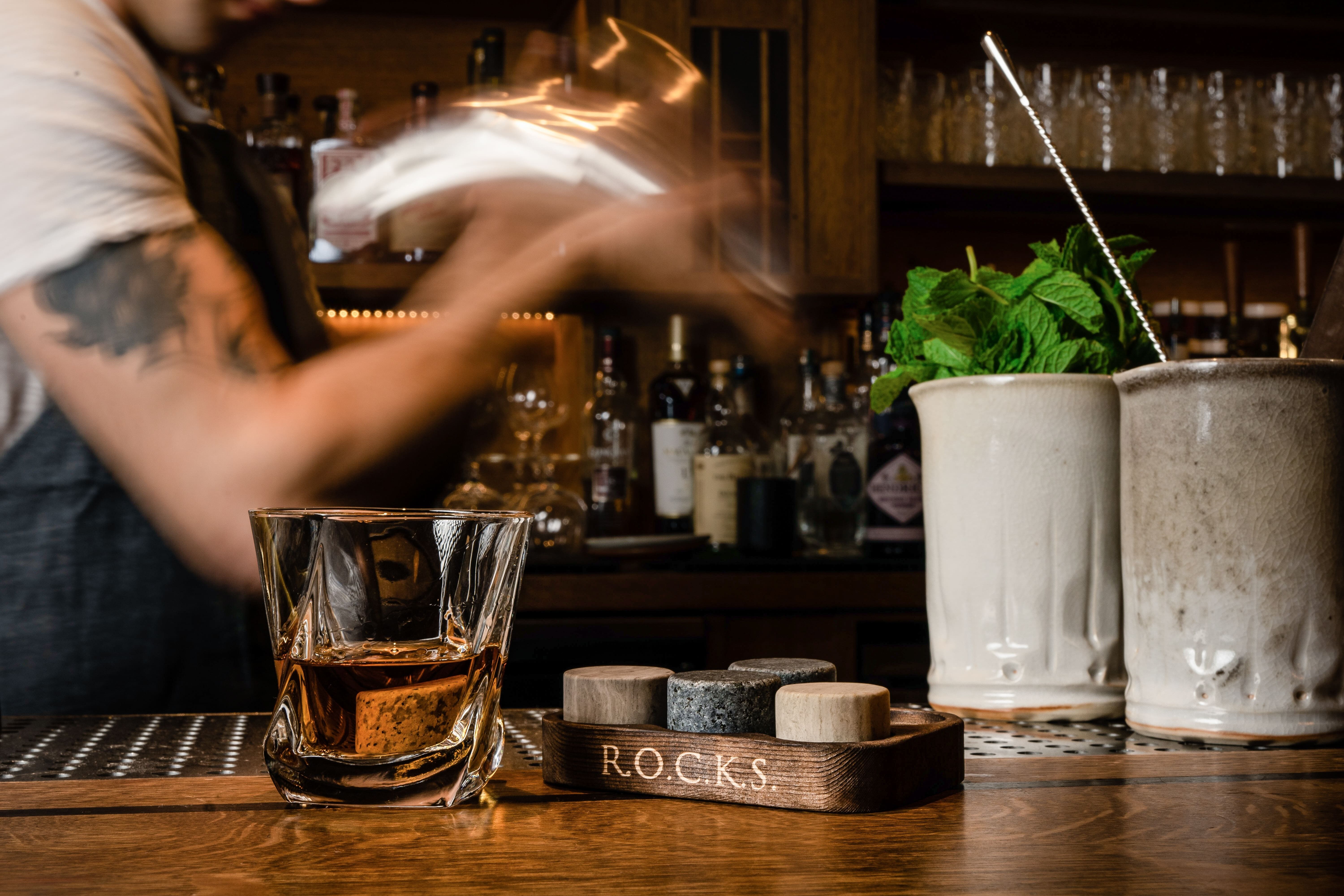 The Original ROCKS™ Whiskey Chilling Stones