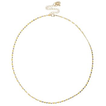 Collier caritatif ONE DAY or jaune 14 carats - jaune 1