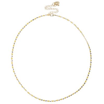 ONE DAY charity necklace 14k yellow gold - yellow