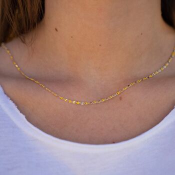 Collier caritatif ONE DAY or jaune 14 carats - jaune 2