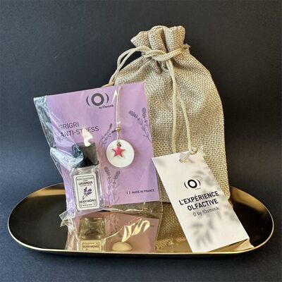 “The olfactory experience” pouches - Well-being - essential oils and perfume medallion