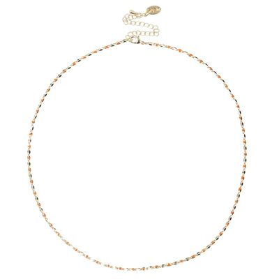 ONE DAY Charity-Halskette 14 Karat Gelbgold – Orange