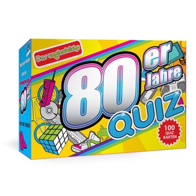 Quiz cards 80s - German