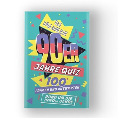 Quizkarten 90er Jahre - Deutsch