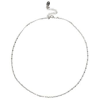 Collier caritatif ONE DAY or blanc 14 carats - blanc nuage 1