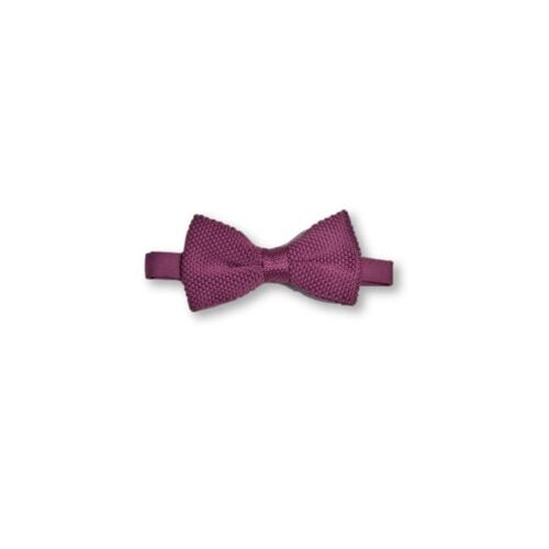 Berry Pink Children's Knitted Bow Tie