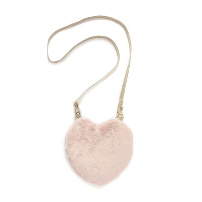 Fluffy Love Heart Bag