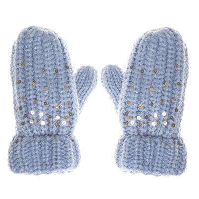 Shimmer Sequin Knitted Mittens (3-6 Years)