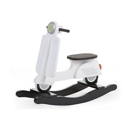CHILDHOME, ROCKING SCOOTER WHITE