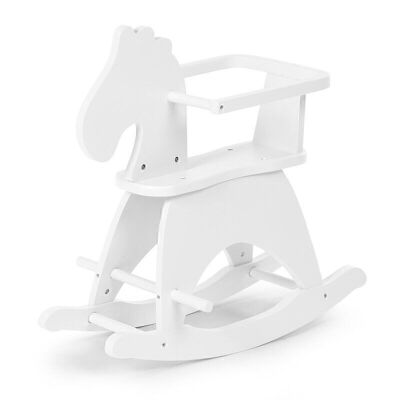 CHILDHOME, WHITE ROCKING HORSE + BAR