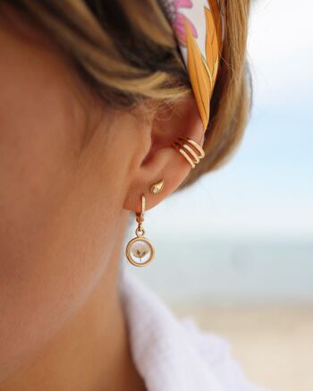 Boucle d'oreille Flower 3