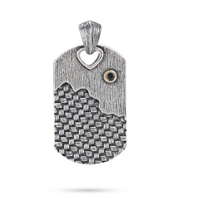 PENDENTIF ARGENT DIAMANT 2