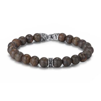 BRACELET EN PIERRE DE BRONZITE 2 1