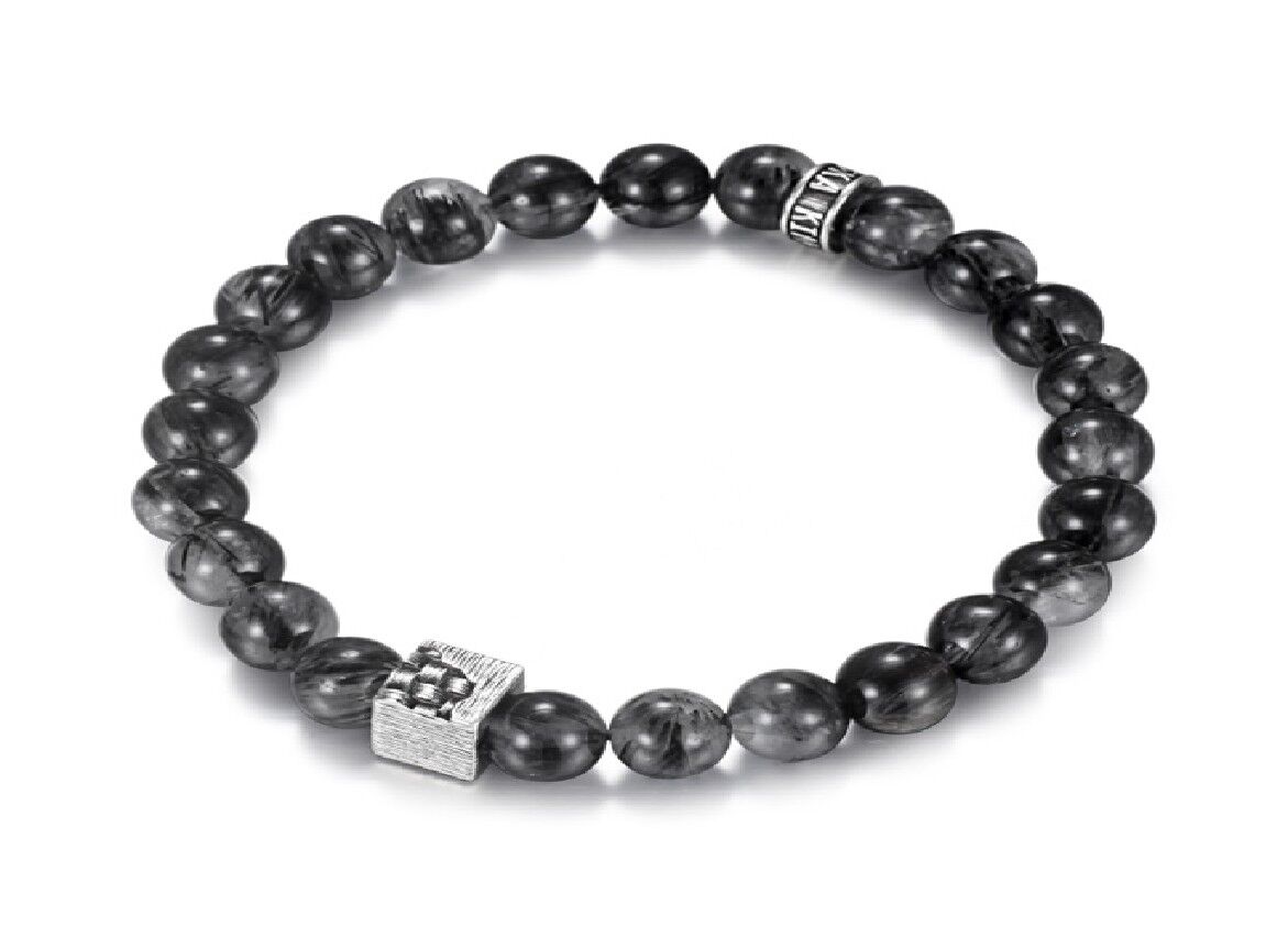 BRACCIALE IN QUARZO TORMALATO