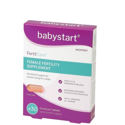 FertilCare, Supplément de fertilité pour la santé reproductive féminine, Pack de 30 comprimés