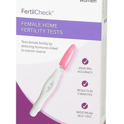 FertilCheck, Female fertility tests, Pack of 2 Tests