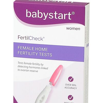 FertilCheck, Female fertility tests, Pack of 2 Tests