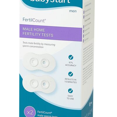 FertilCount, Male fertility tests, Pack of 2 Tests