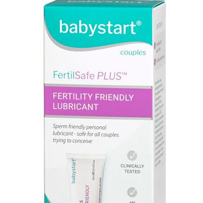 FertilSafe Plus, lubricante respetuoso con el esperma, paquete de un solo tubo de 75 ml