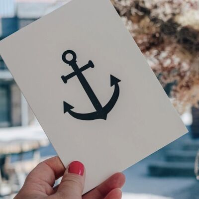 Anchor Letterpress Card