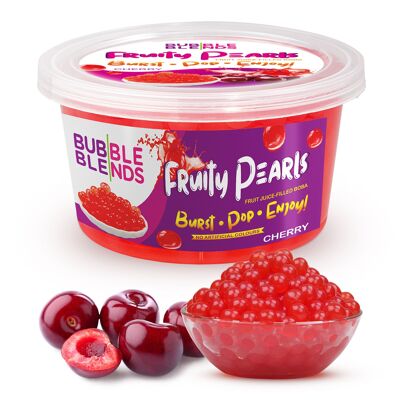 Popping Boba Bubble Blends Popping Pearls 450g - cherry