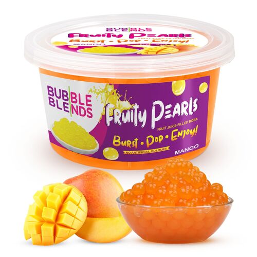Popping Boba Bubble Blends Popping Pearls 450g - mango