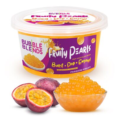 Popping Boba Bubble Blends Popping Pearls 450g - Passionsfrucht