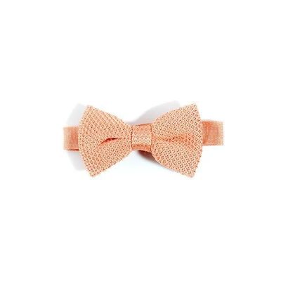 Children's coral fusion knitted bow tie